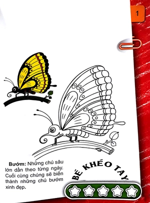 bộ bé tô màu (2-6+) - những con côn trùng bé nhỏ - tập 1 (tái bản 2017)