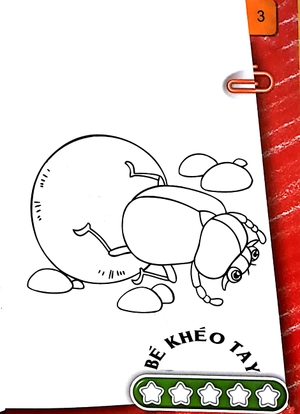 bộ bé tô màu (2-6+) - những con côn trùng bé nhỏ - tập 1 (tái bản 2017)