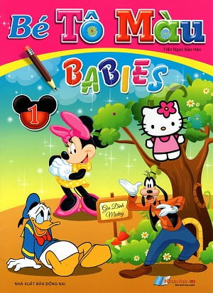 bộ bé tô màu babies tập 1