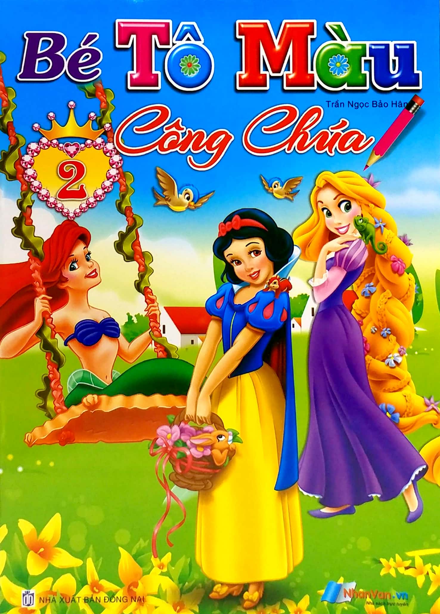 bộ bé tô màu công chúa - tập 2