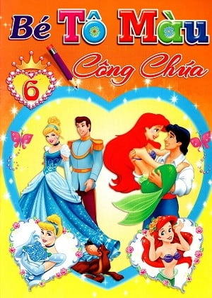 bộ bé tô màu - công chúa (tập 6)