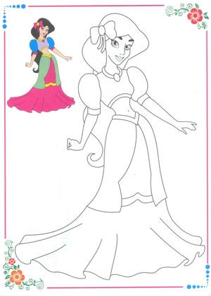 bộ bé tô màu - công chúa (tập 6)