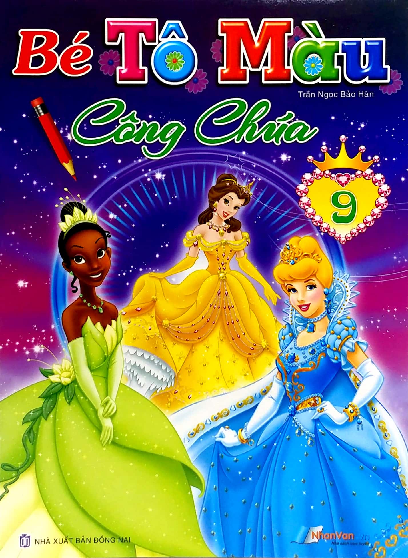 bộ bé tô màu công chúa - tập 9