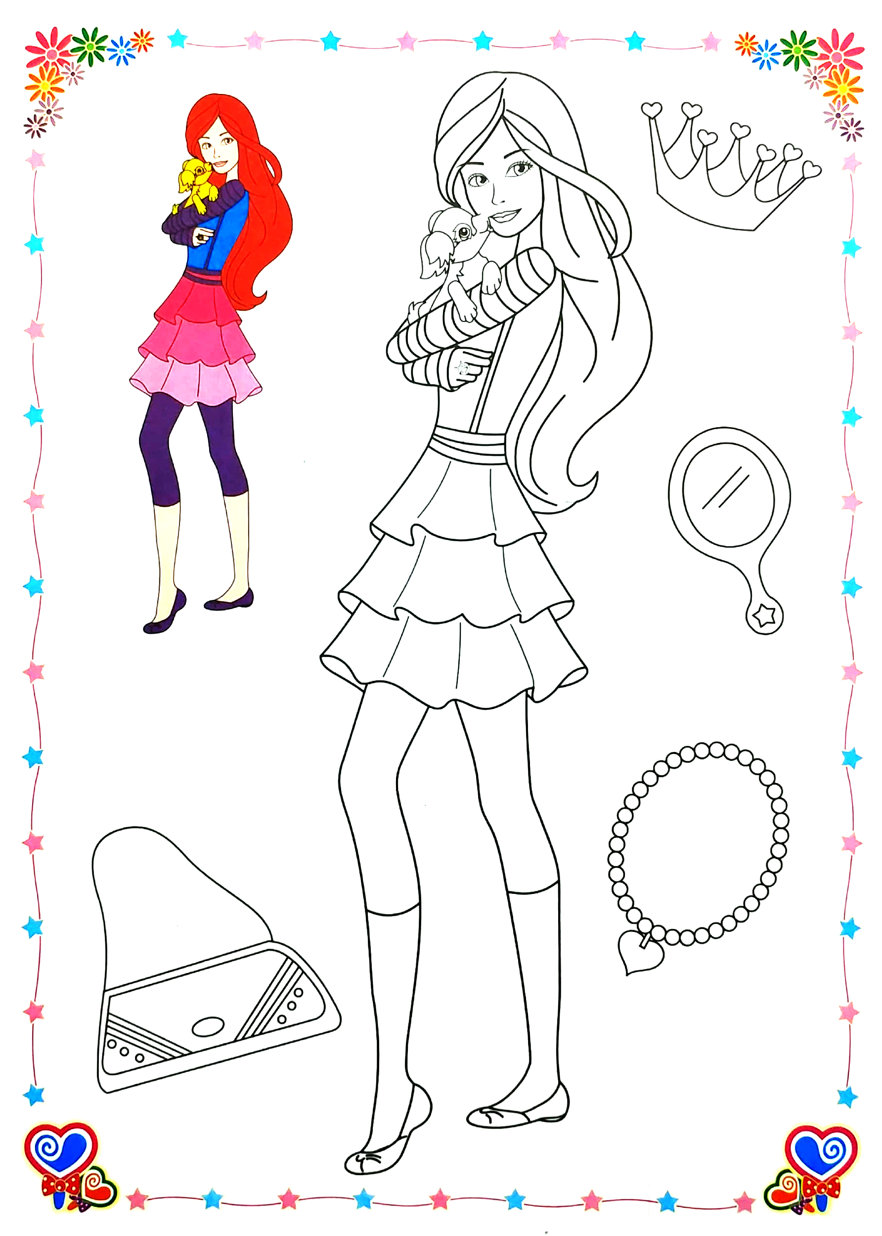 bộ bé tô màu công chúa - tập 9