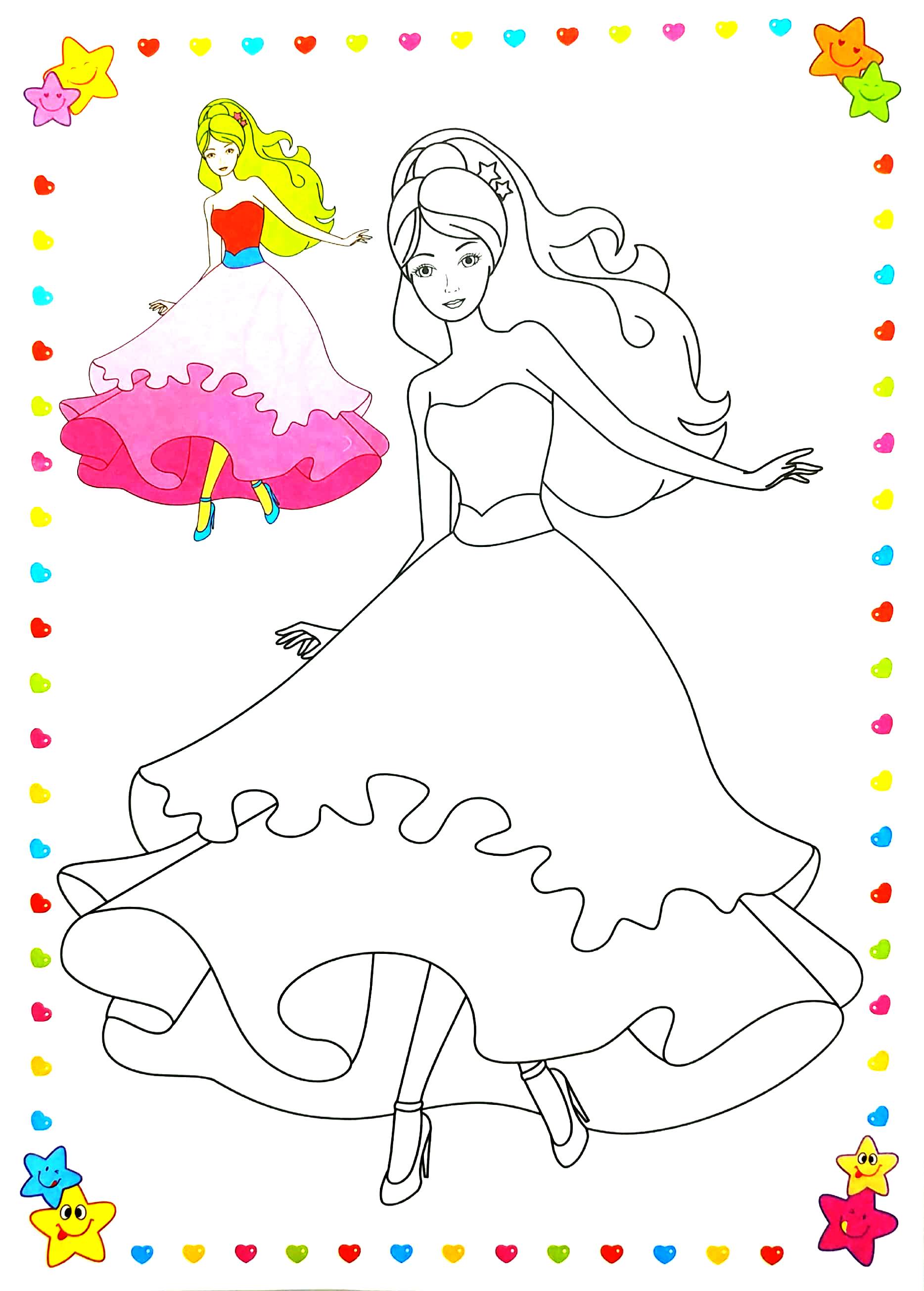 bộ bé tô màu công chúa - tập 9