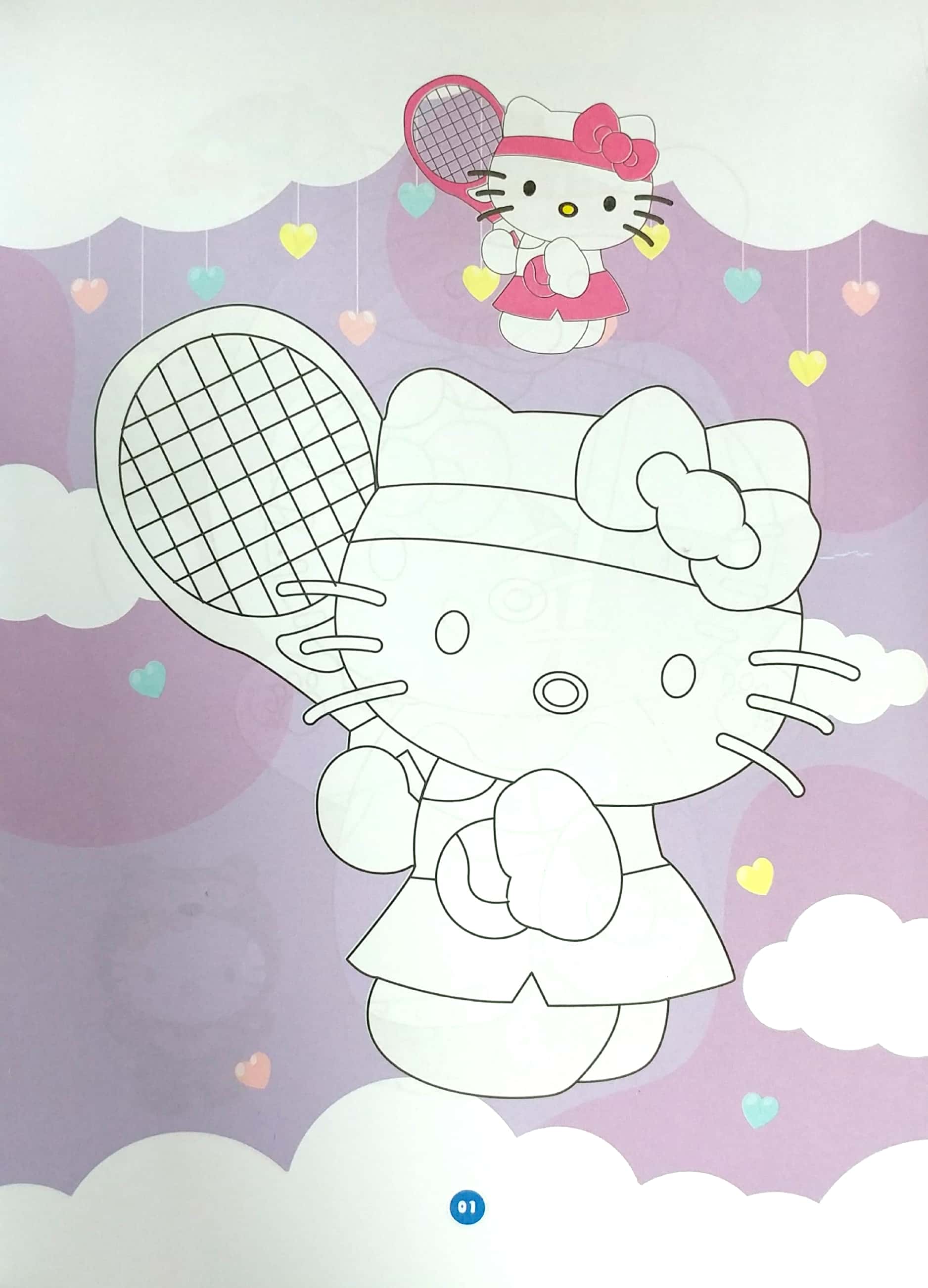 bộ bé tô màu - hello kitty - quyển 1