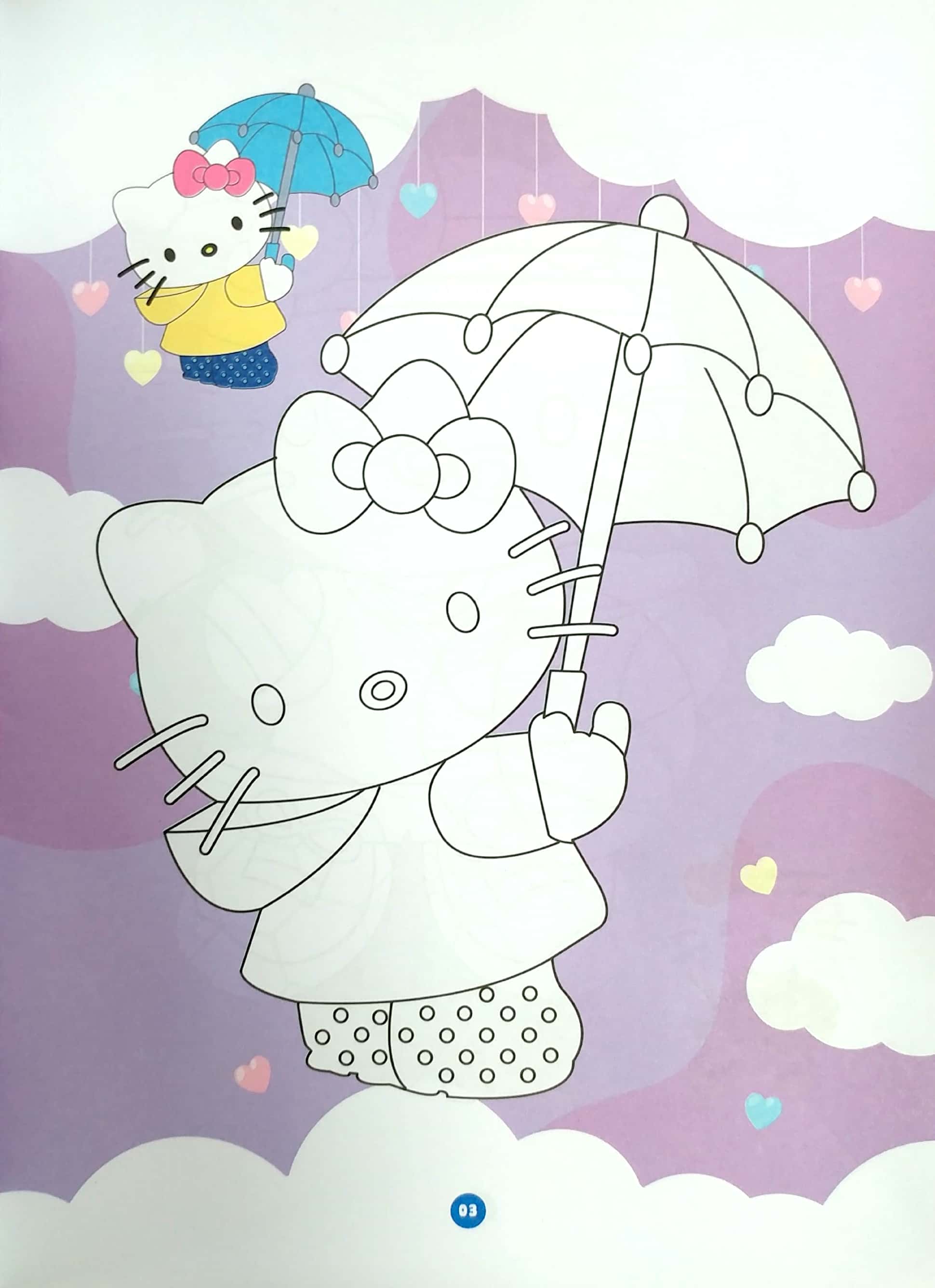 bộ bé tô màu - hello kitty - quyển 1