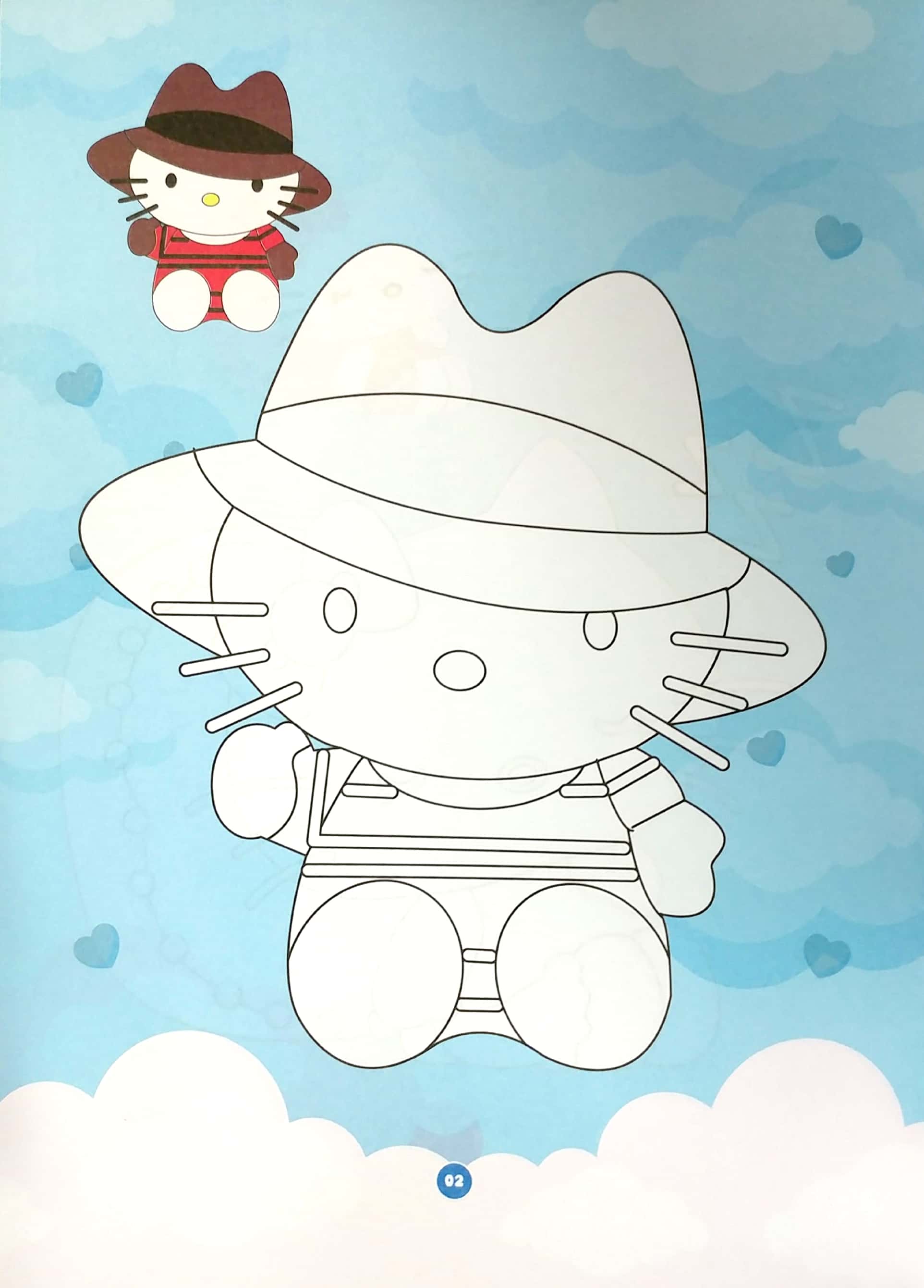 bộ bé tô màu - hello kitty - quyển 2