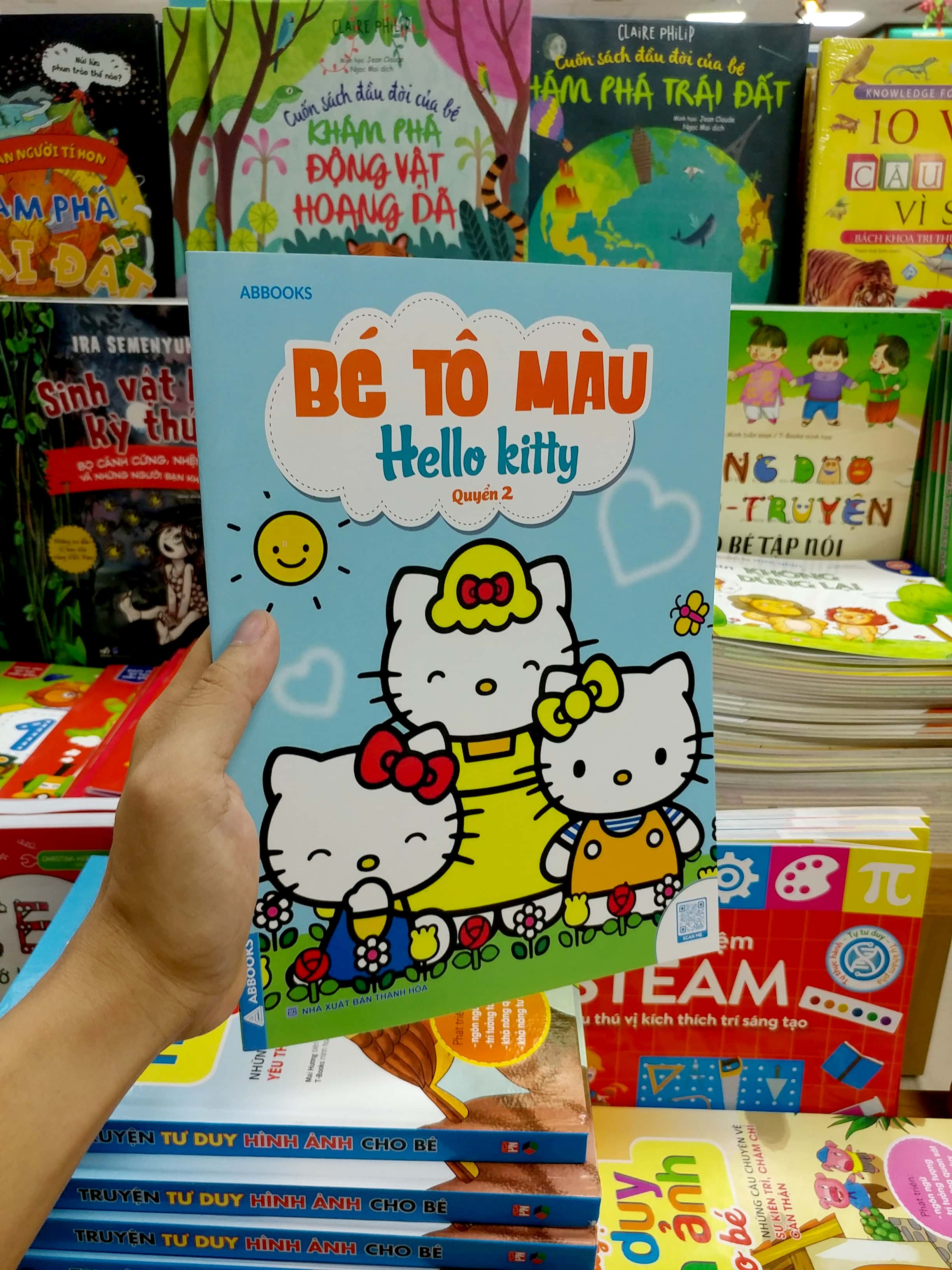 bộ bé tô màu - hello kitty - quyển 2