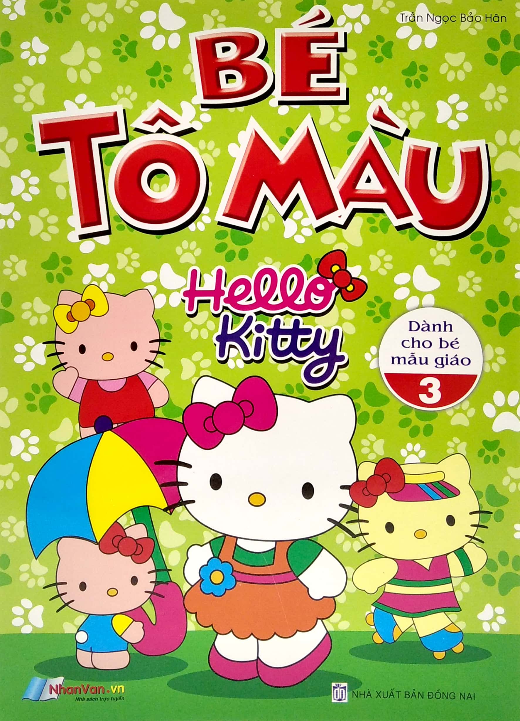 bộ bé tô màu hello kitty - tập 3