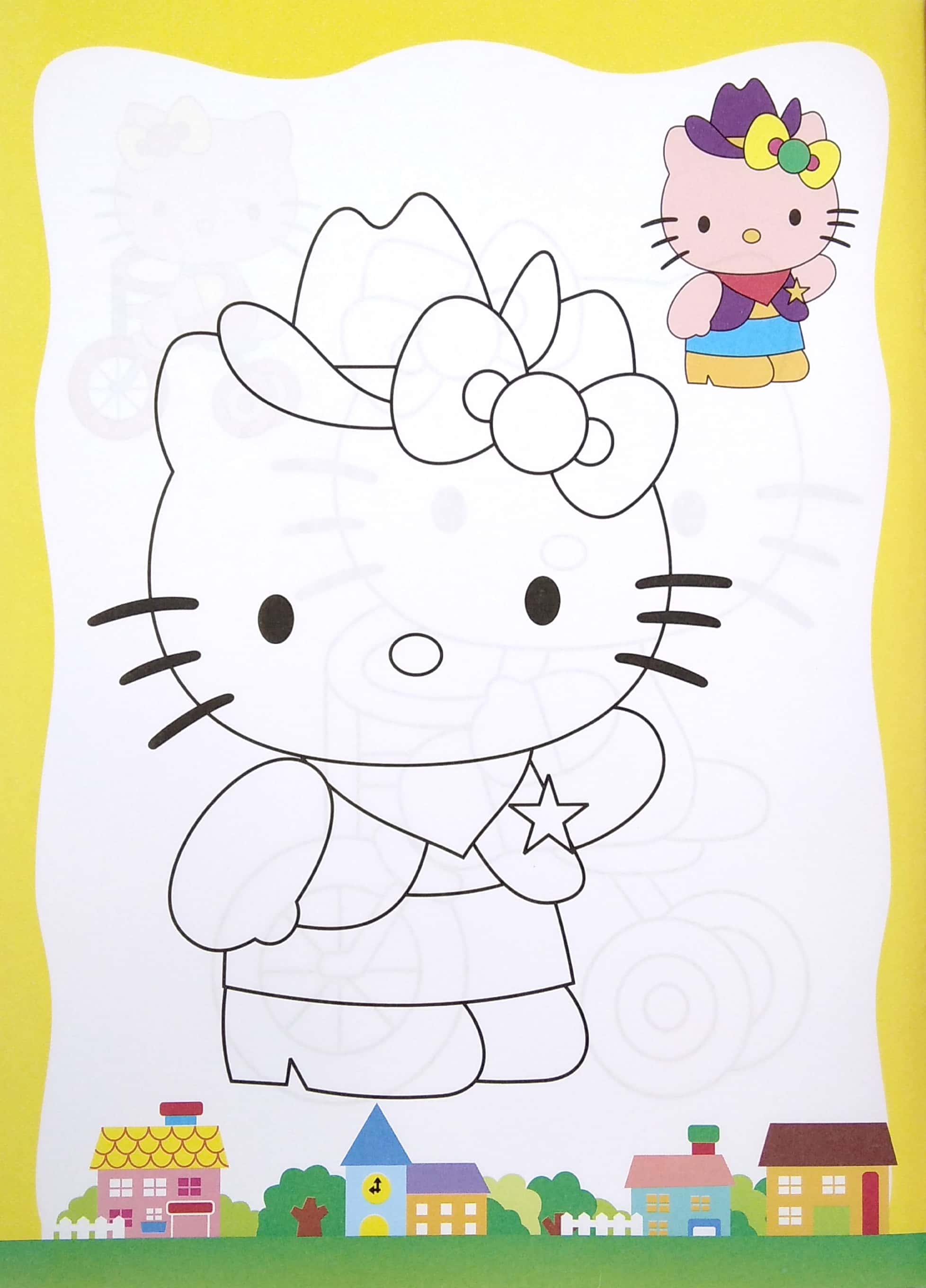 bộ bé tô màu hello kitty - tập 4