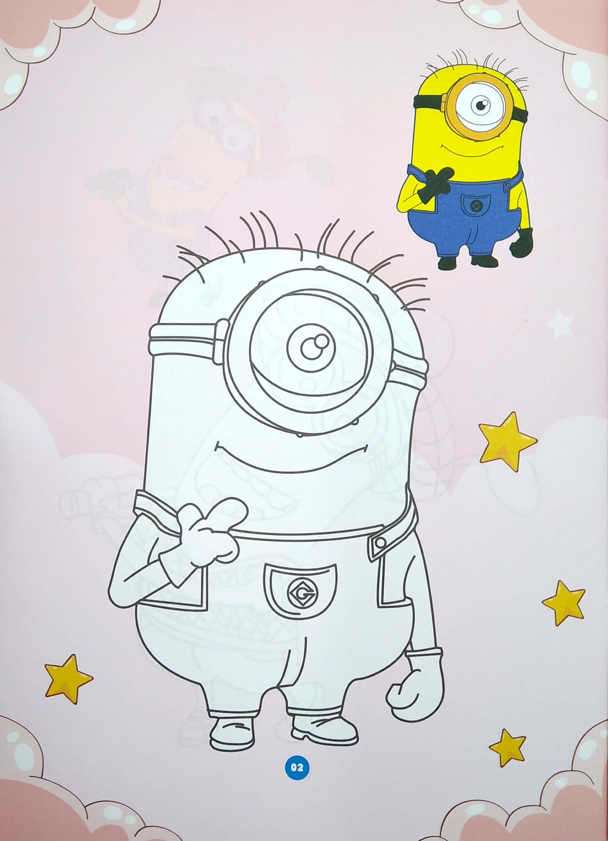 bộ bé tô màu - mùa hè của minion - tập 1 (tái bản)