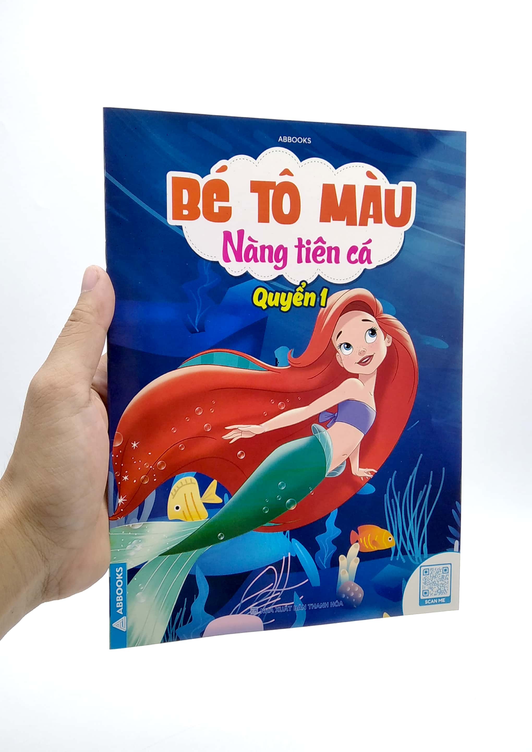 bộ bé tô màu nàng tiên cá - quyển 1