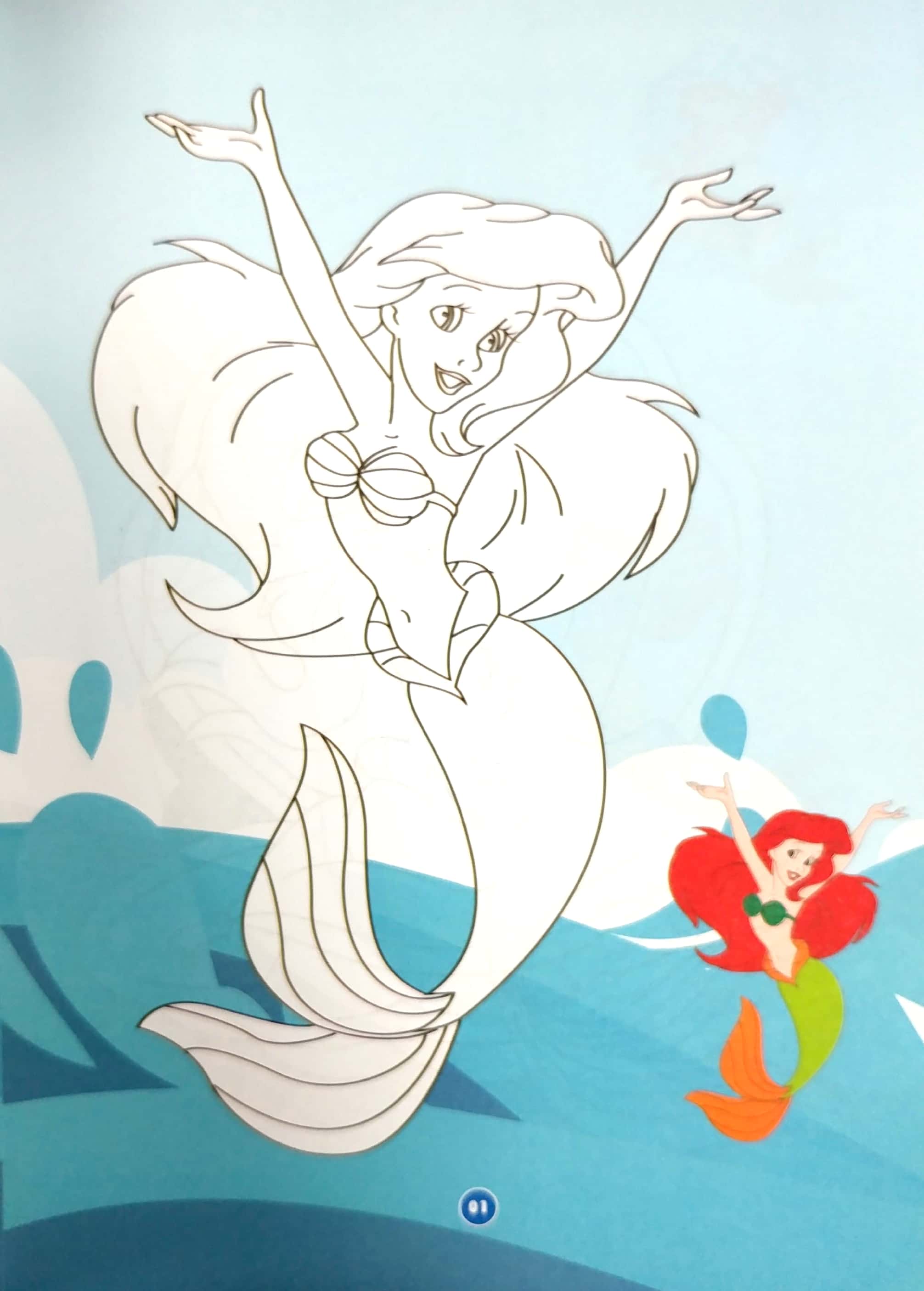 bộ bé tô màu nàng tiên cá - quyển 2