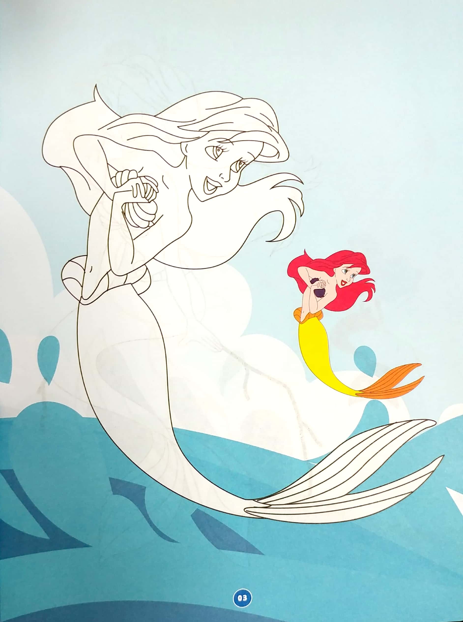 bộ bé tô màu nàng tiên cá - quyển 2