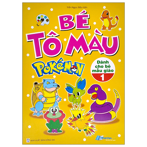 bộ bé tô màu pokemon - tập 1