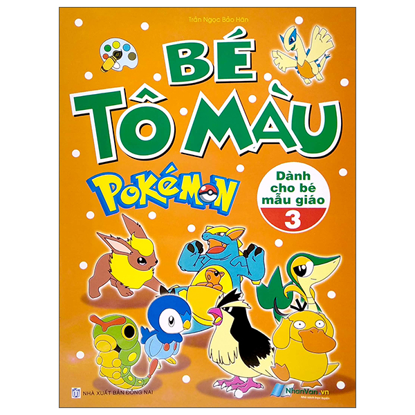 bộ bé tô màu pokemon - tập 2