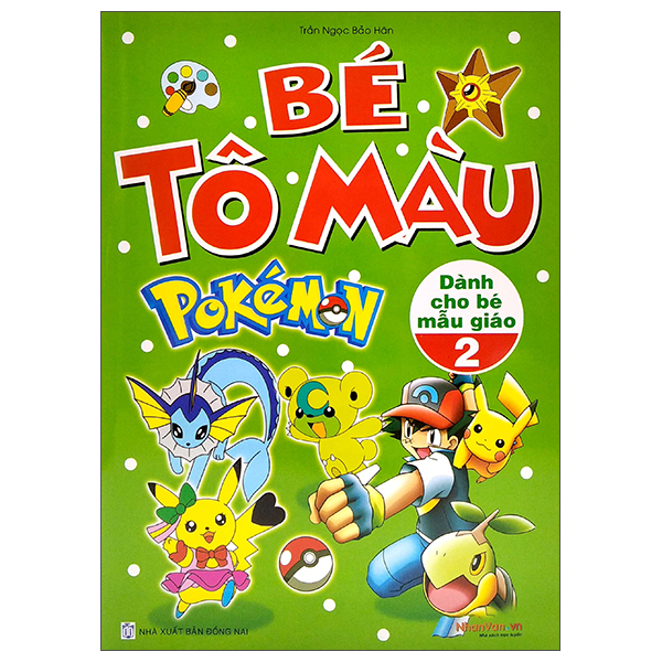 bộ bé tô màu pokemon - tập 3