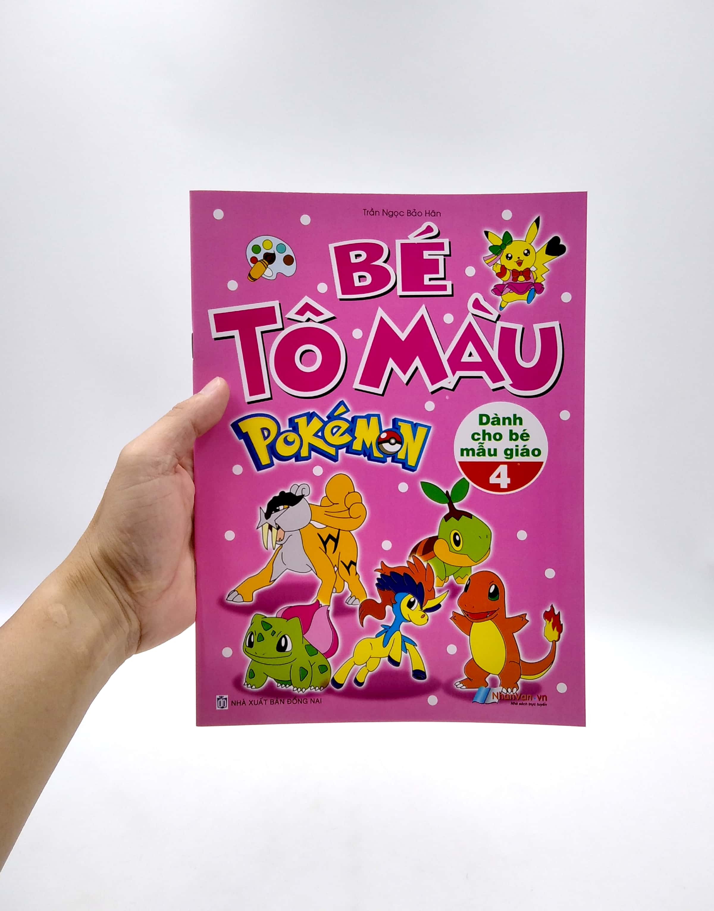 bộ bé tô màu pokemon - tập 4