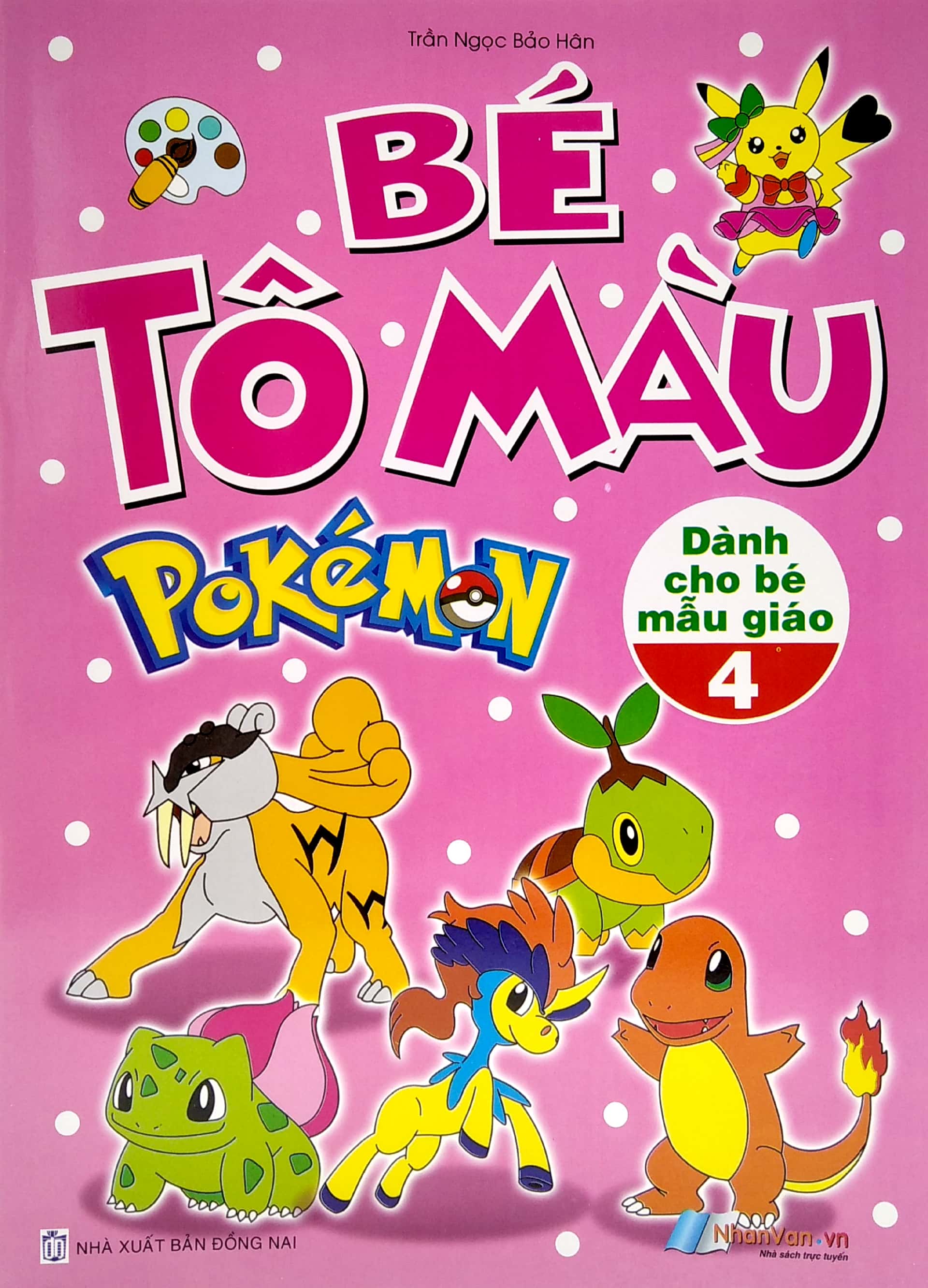 bộ bé tô màu pokemon - tập 4