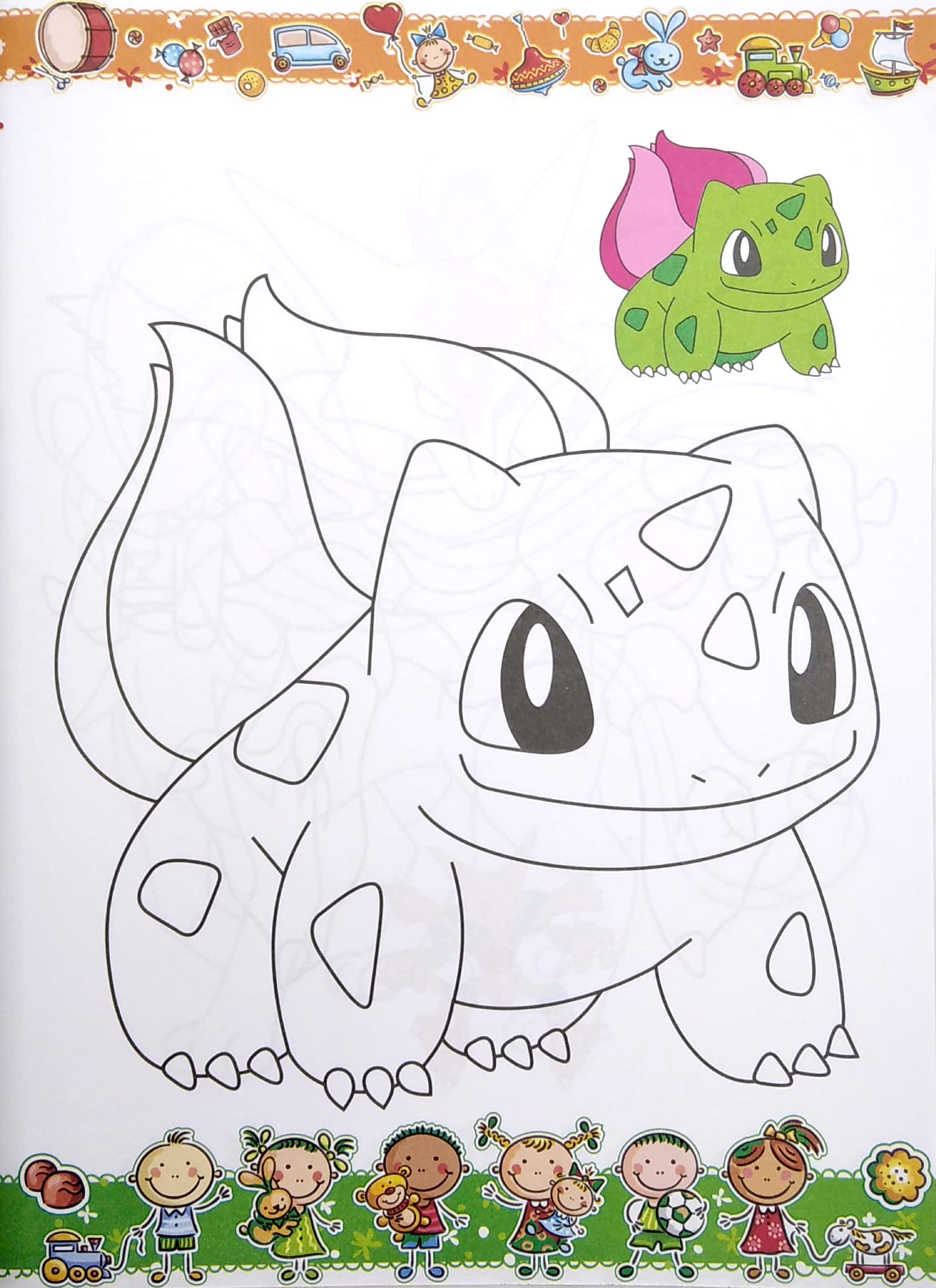 bộ bé tô màu pokemon - tập 4