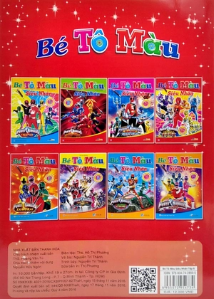 bộ bé tô màu siêu nhân - tập 8