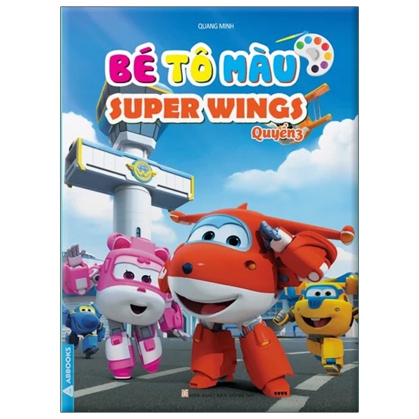 bộ bé tô màu super wings - quyển 3