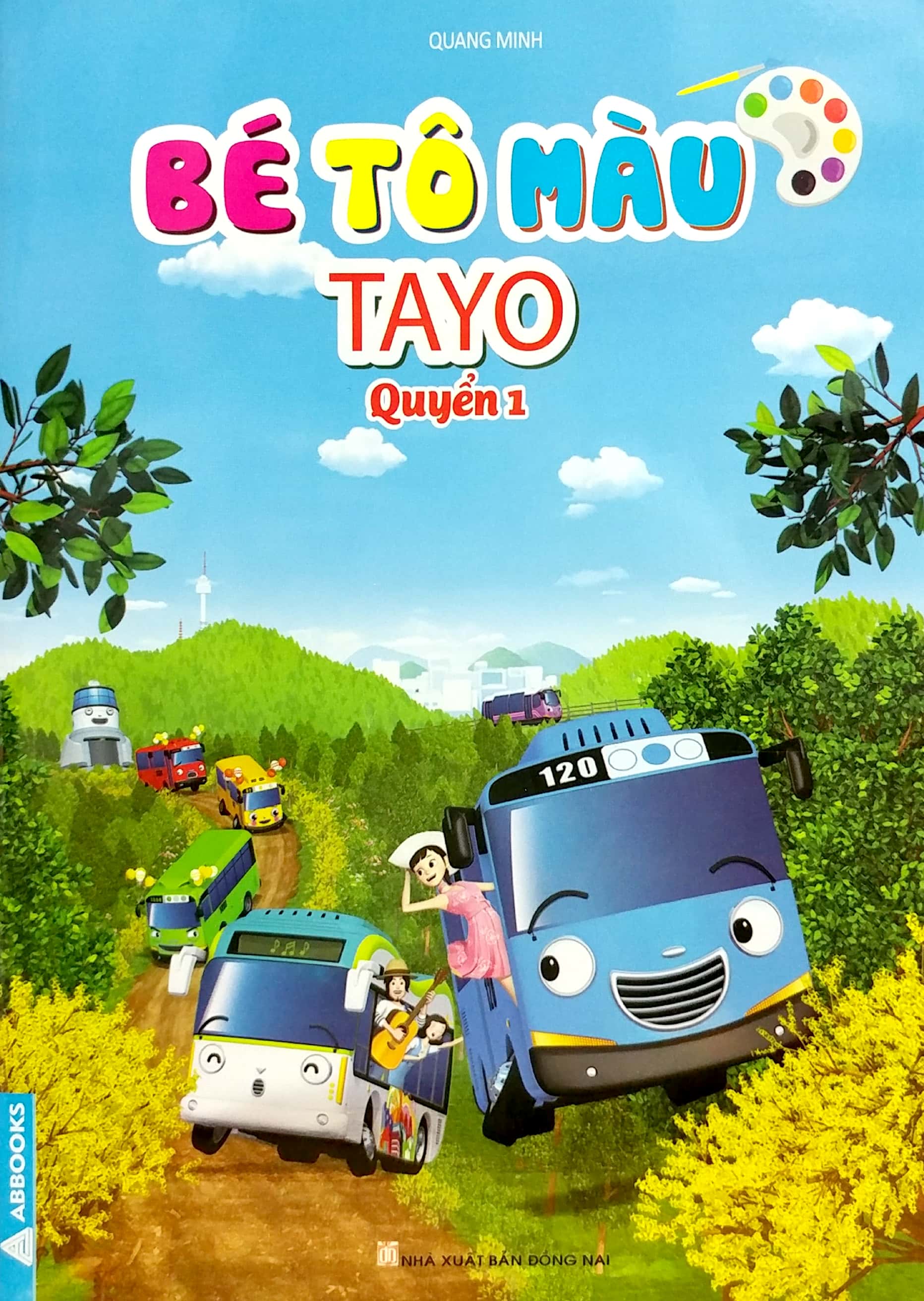 bộ bé tô màu tayo - quyển 1
