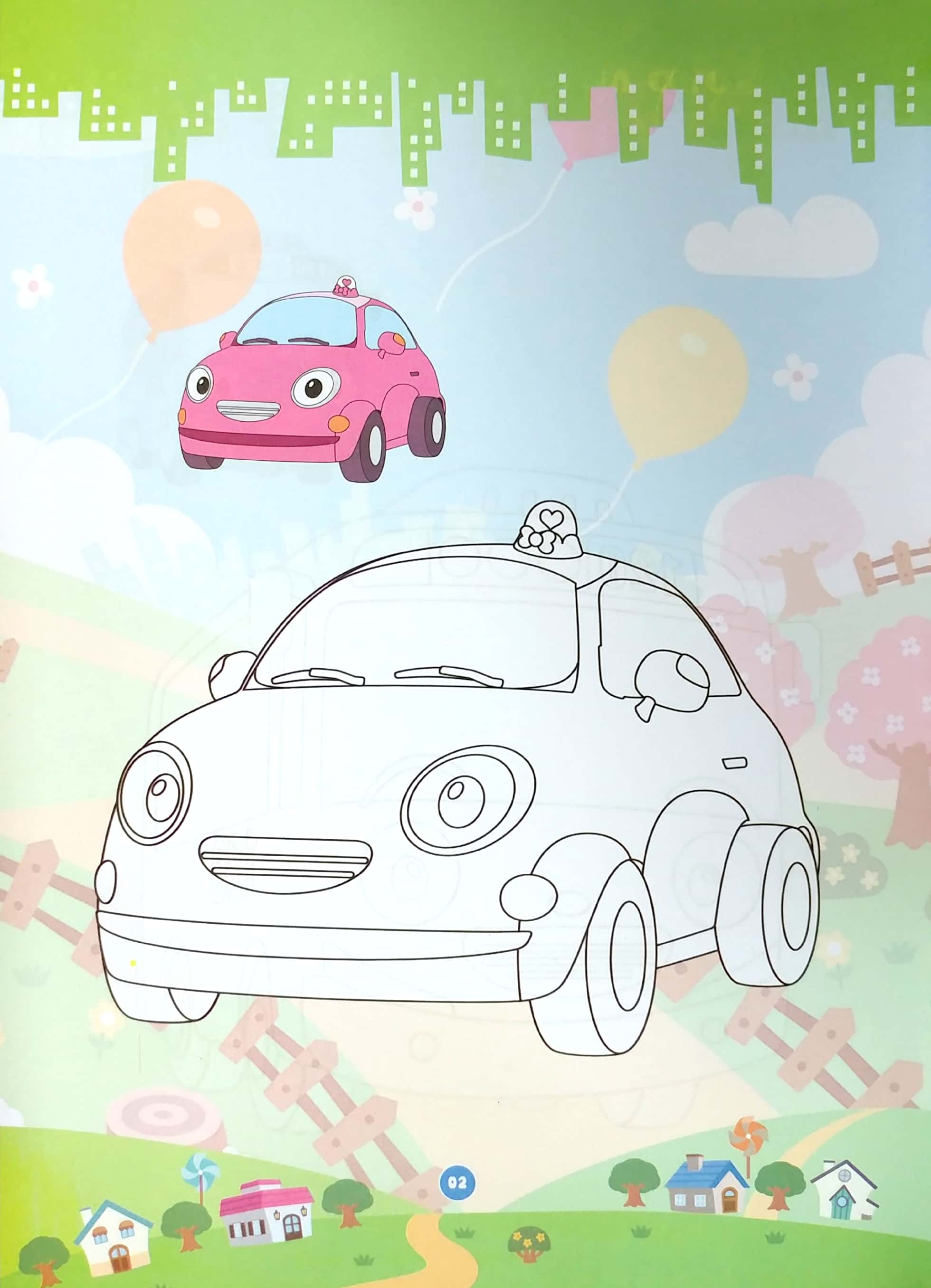 bộ bé tô màu tayo - quyển 1