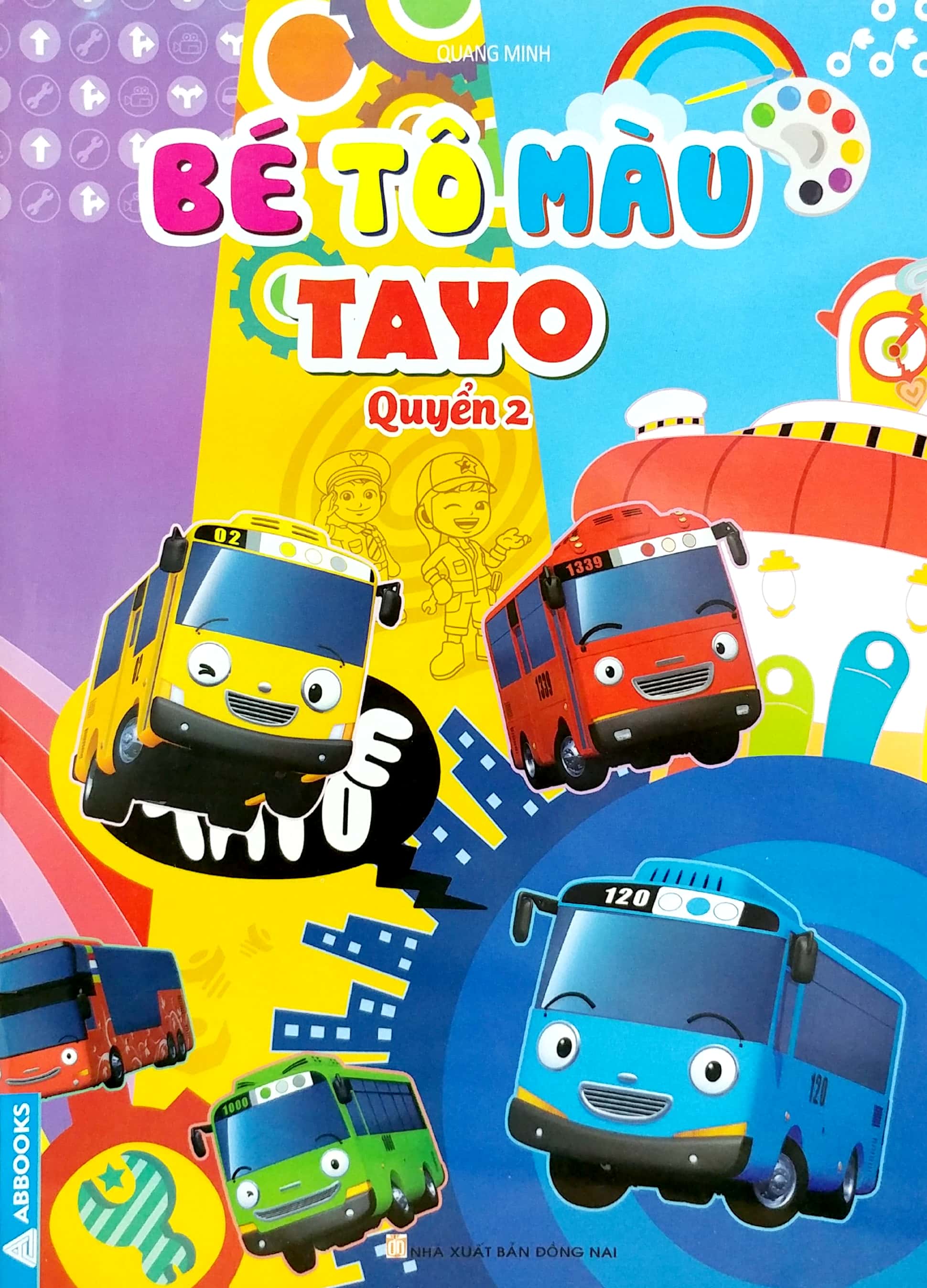 bộ bé tô màu tayo - quyển 2
