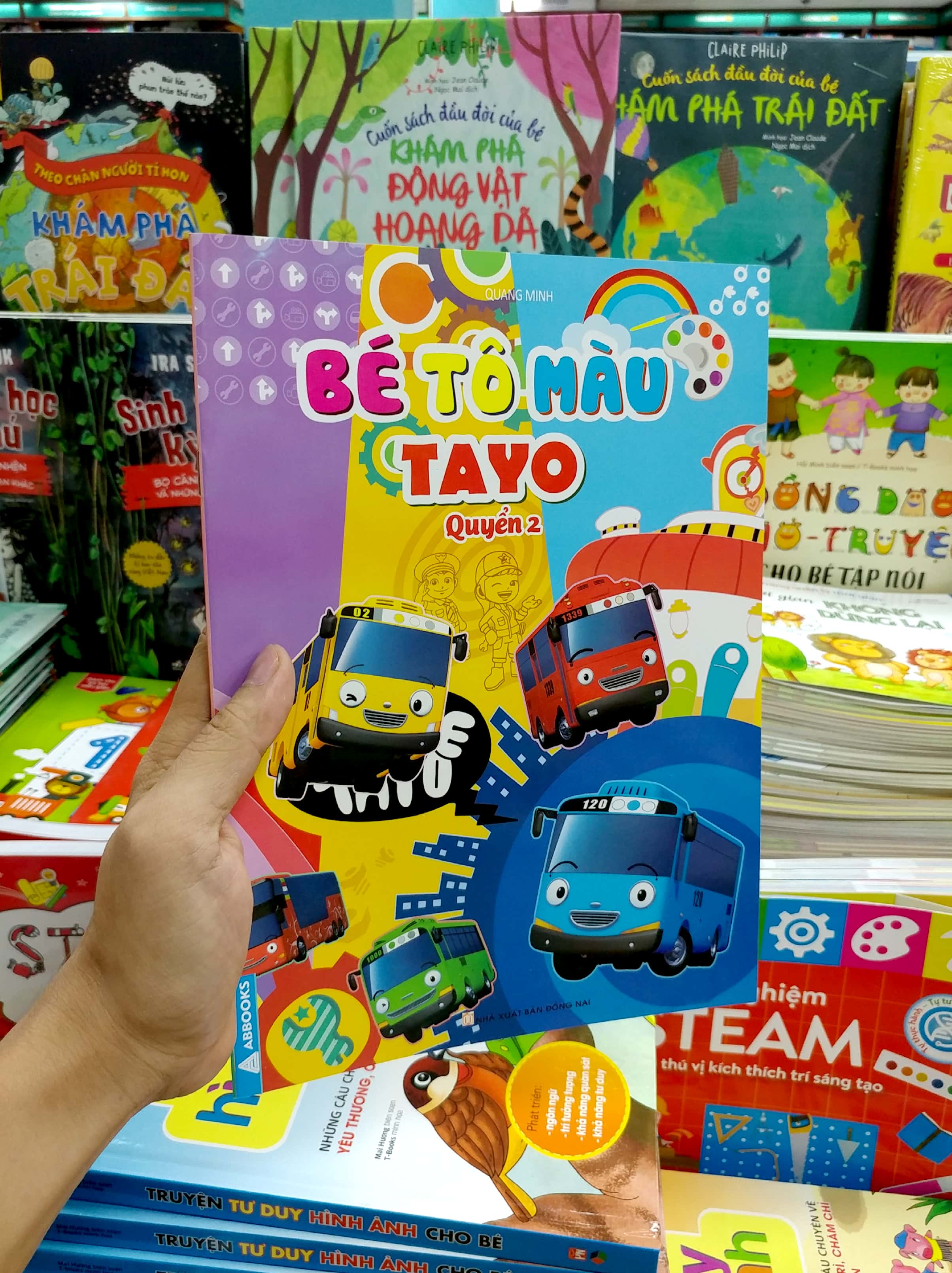 bộ bé tô màu tayo - quyển 2
