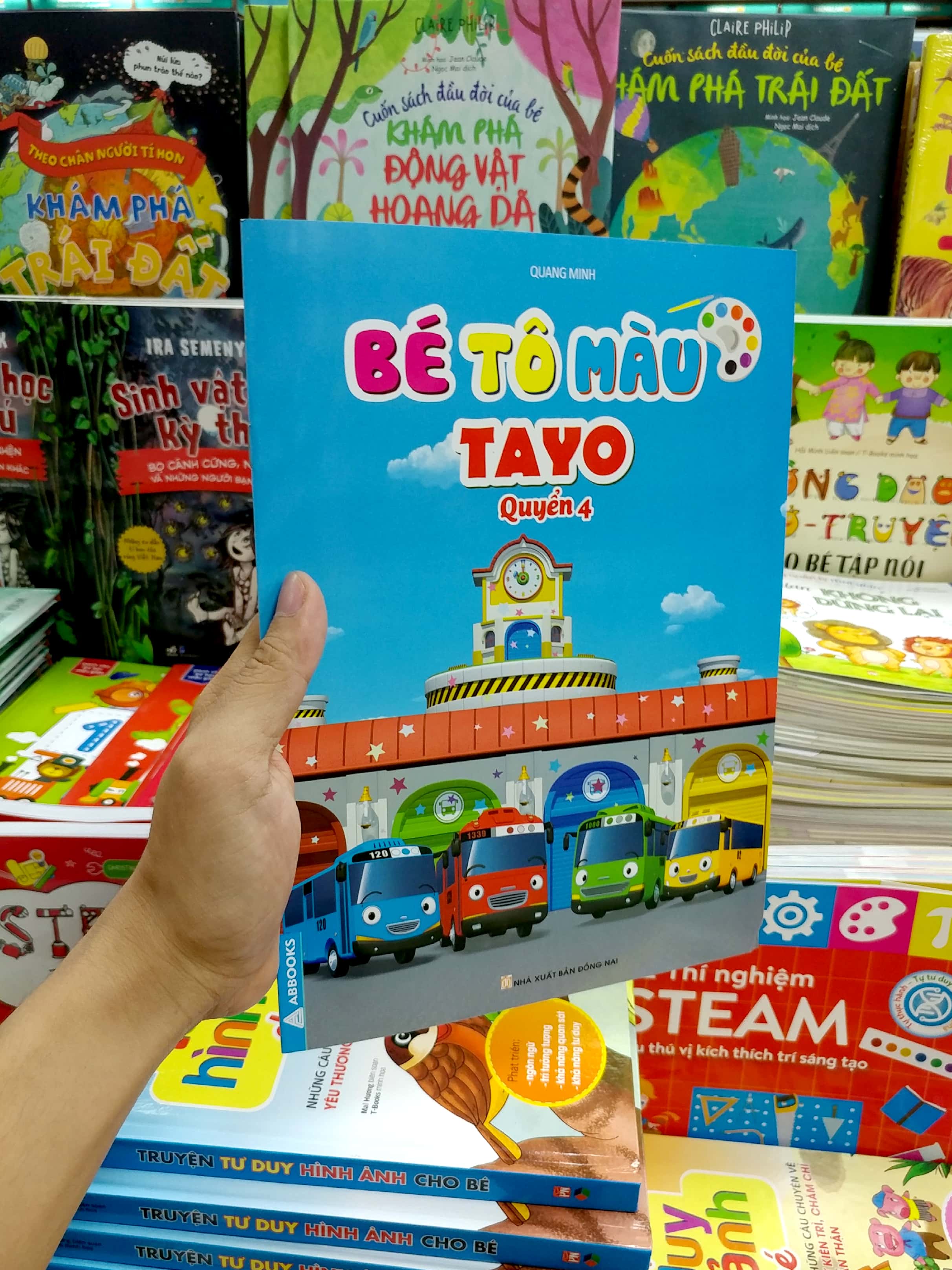 bộ bé tô màu tayo - quyển 4