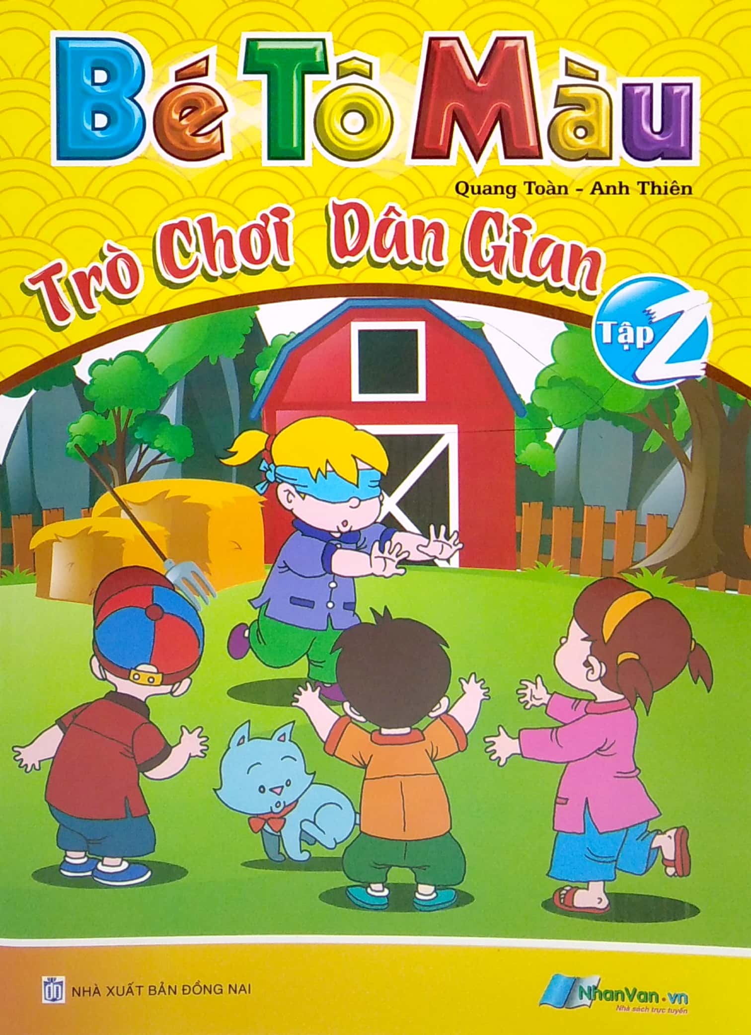 bộ bé tô màu trò chơi dân gian - tập 2
