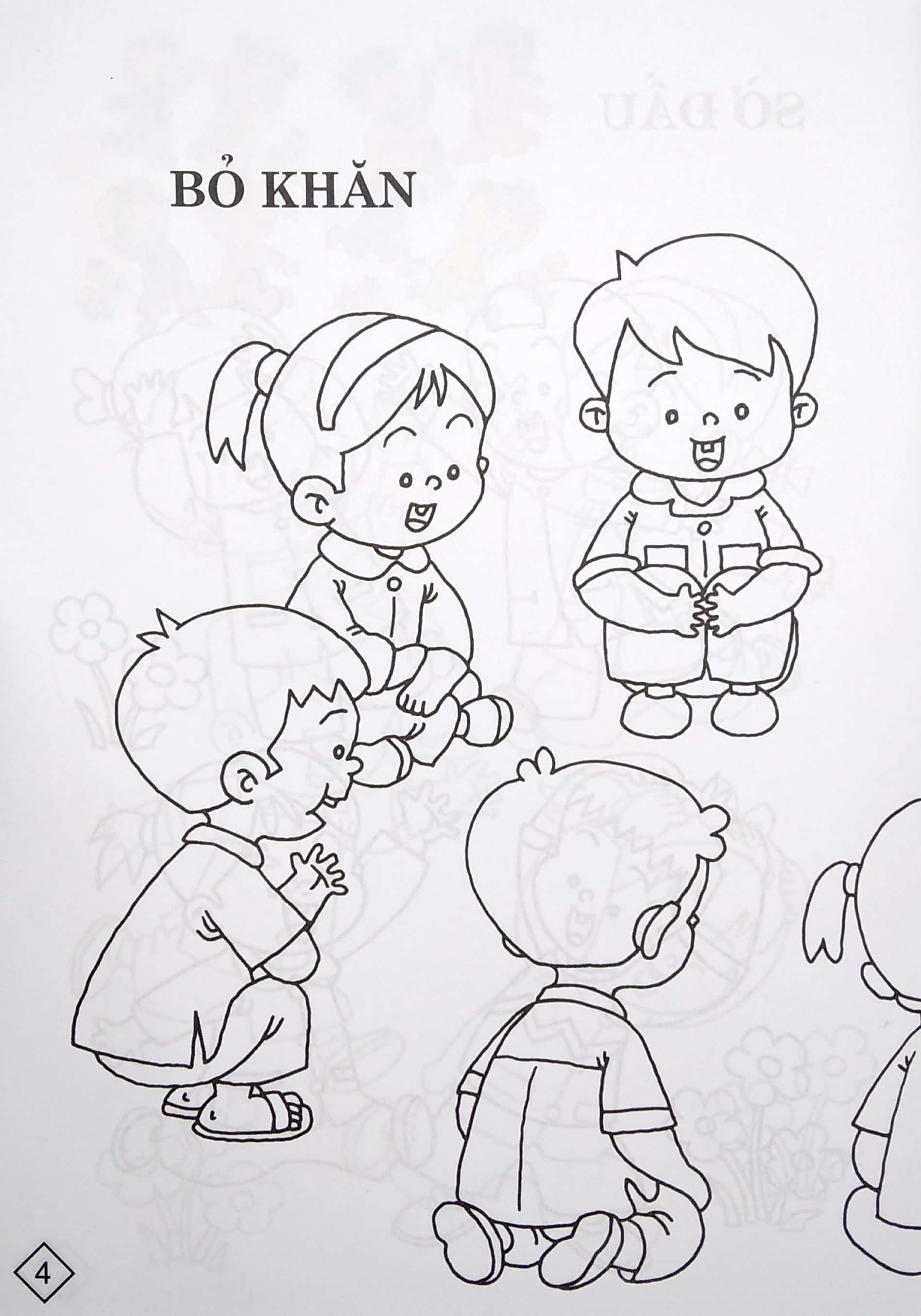 bộ bé tô màu trò chơi dân gian - tập 2