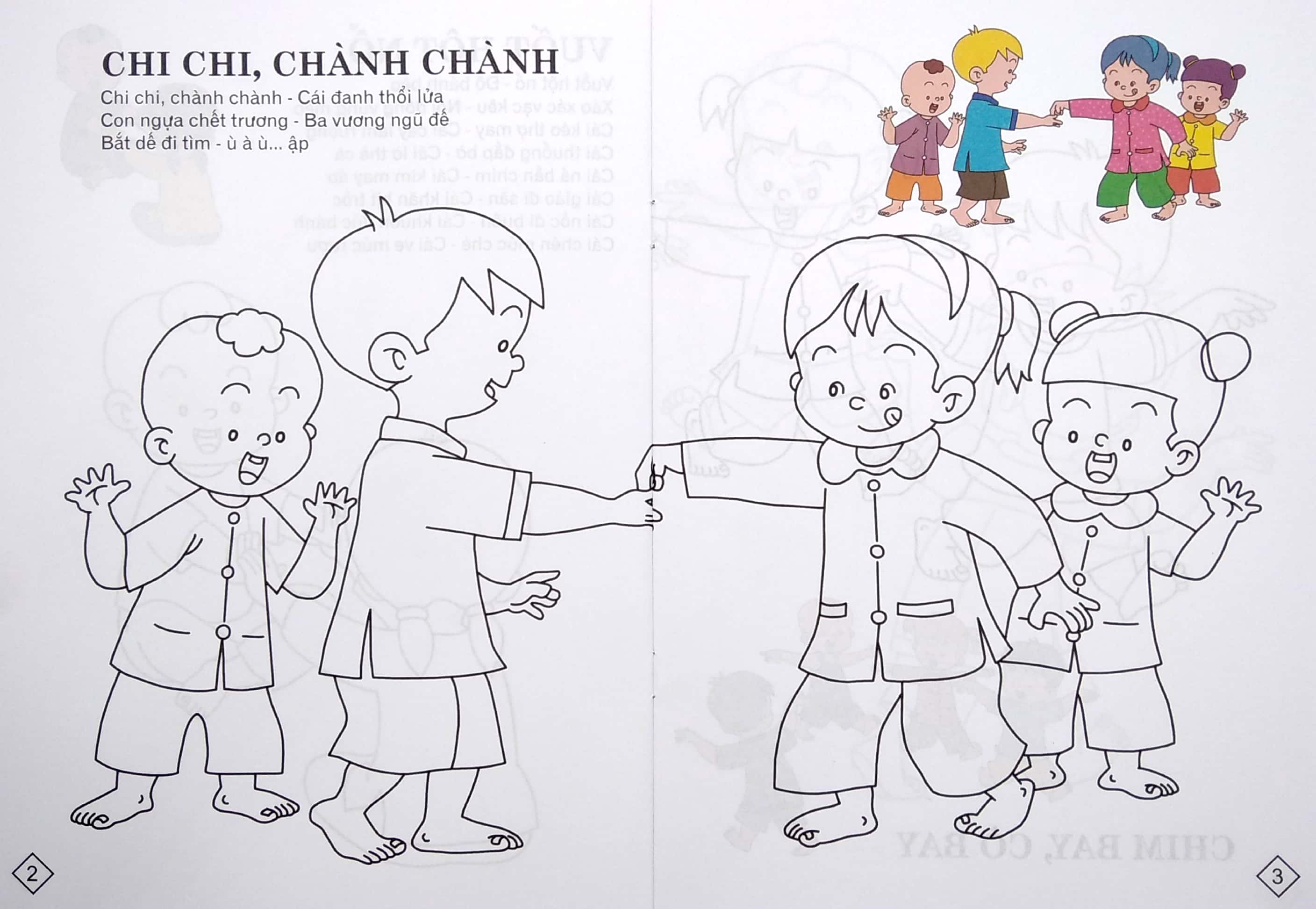 bộ bé tô màu - trò chơi dân gian - tập 6