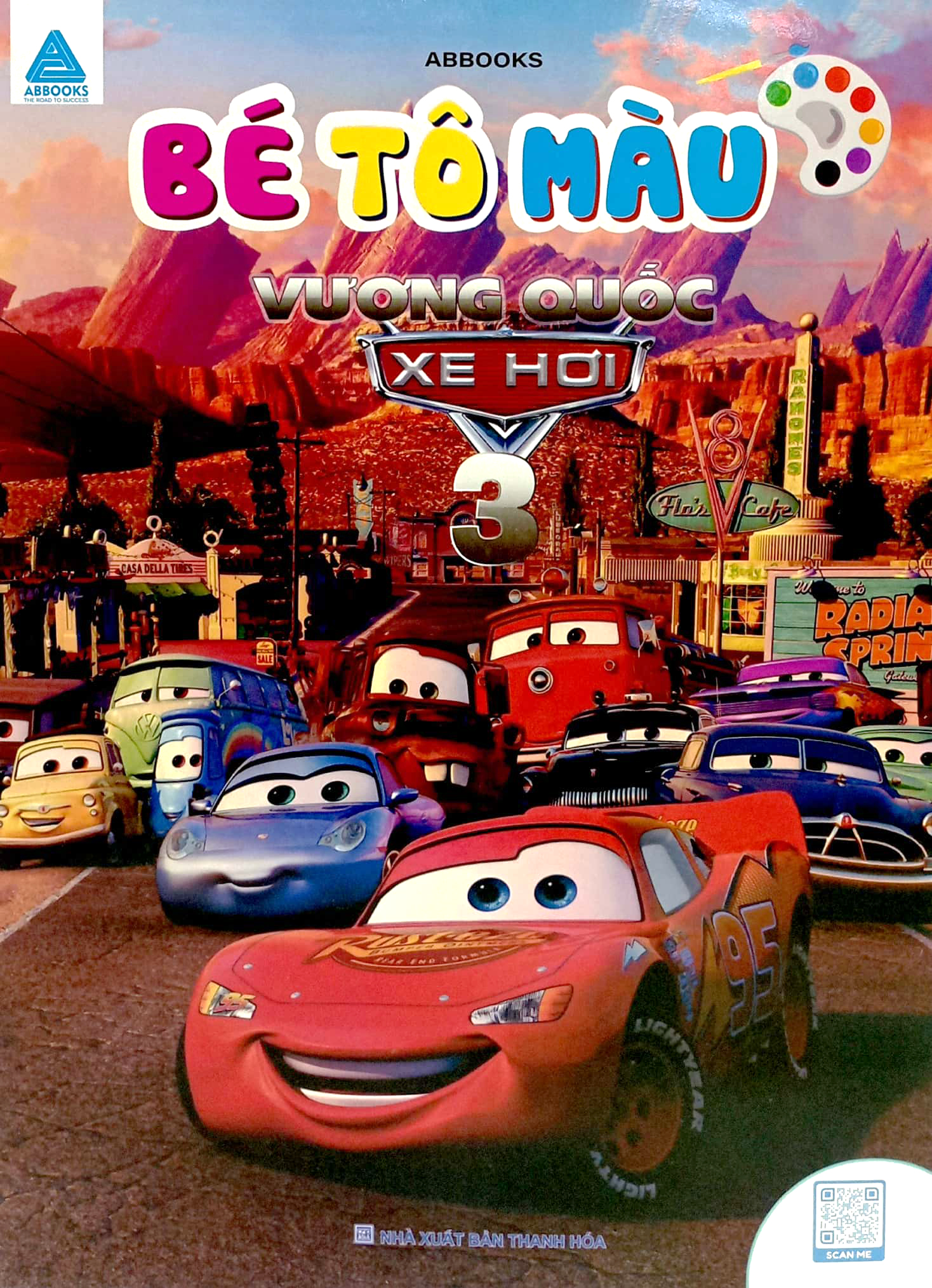 bộ bé tô màu - vương quốc xe hơi 3