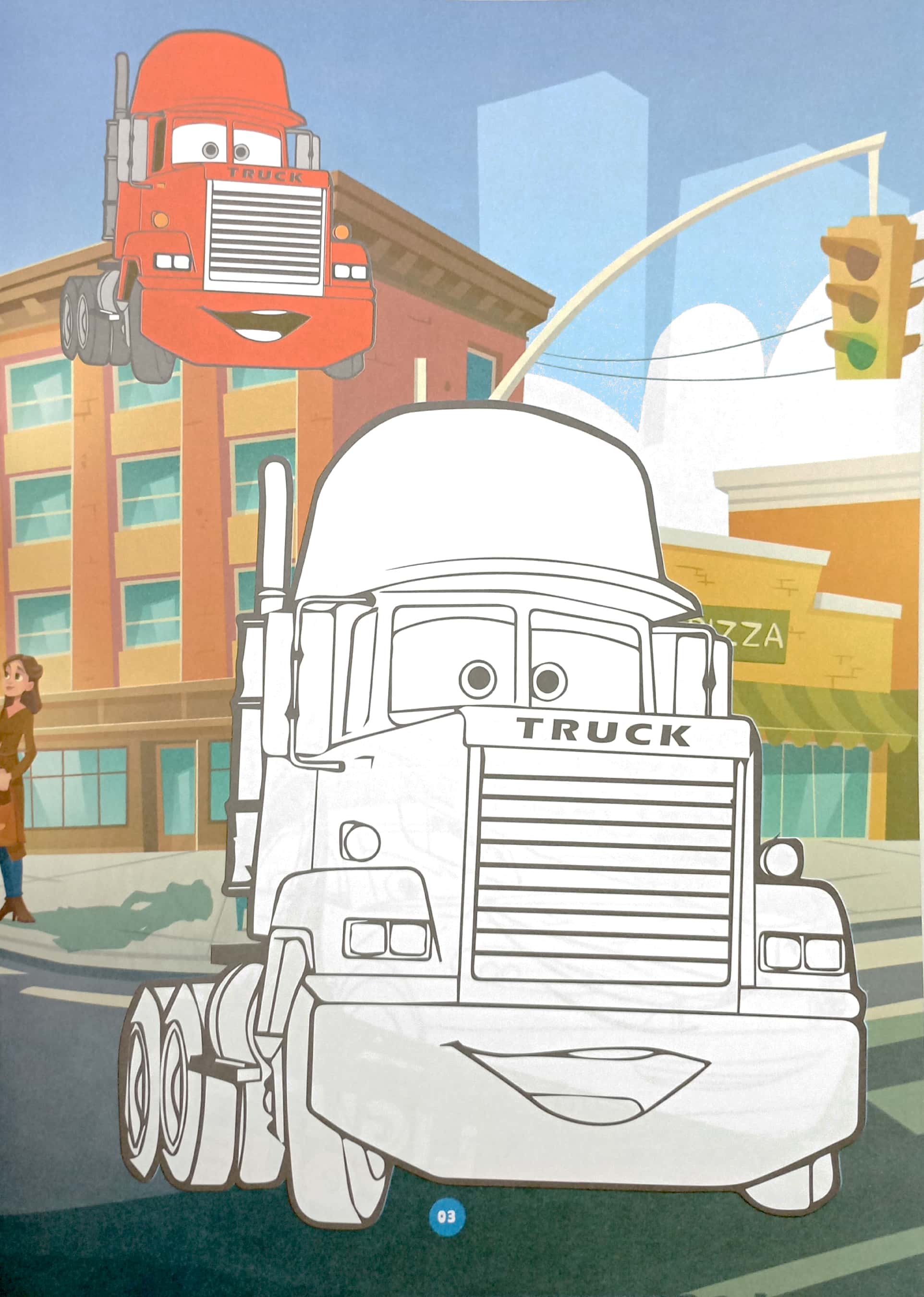 bộ bé tô màu - vương quốc xe hơi 3