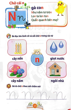 bộ bé vào lớp 1 - bé làm quen với chữ cái - tập 2