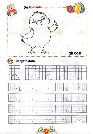 bộ bé vào lớp 1 - bé làm quen với chữ cái - tập 2