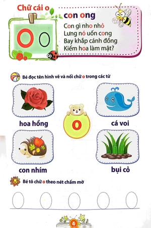 bộ bé vào lớp 1 - bé làm quen với chữ cái - tập 2