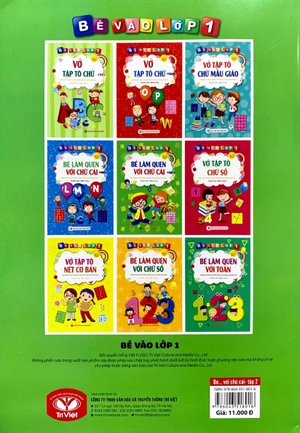 bộ bé vào lớp 1 - bé làm quen với chữ cái - tập 2