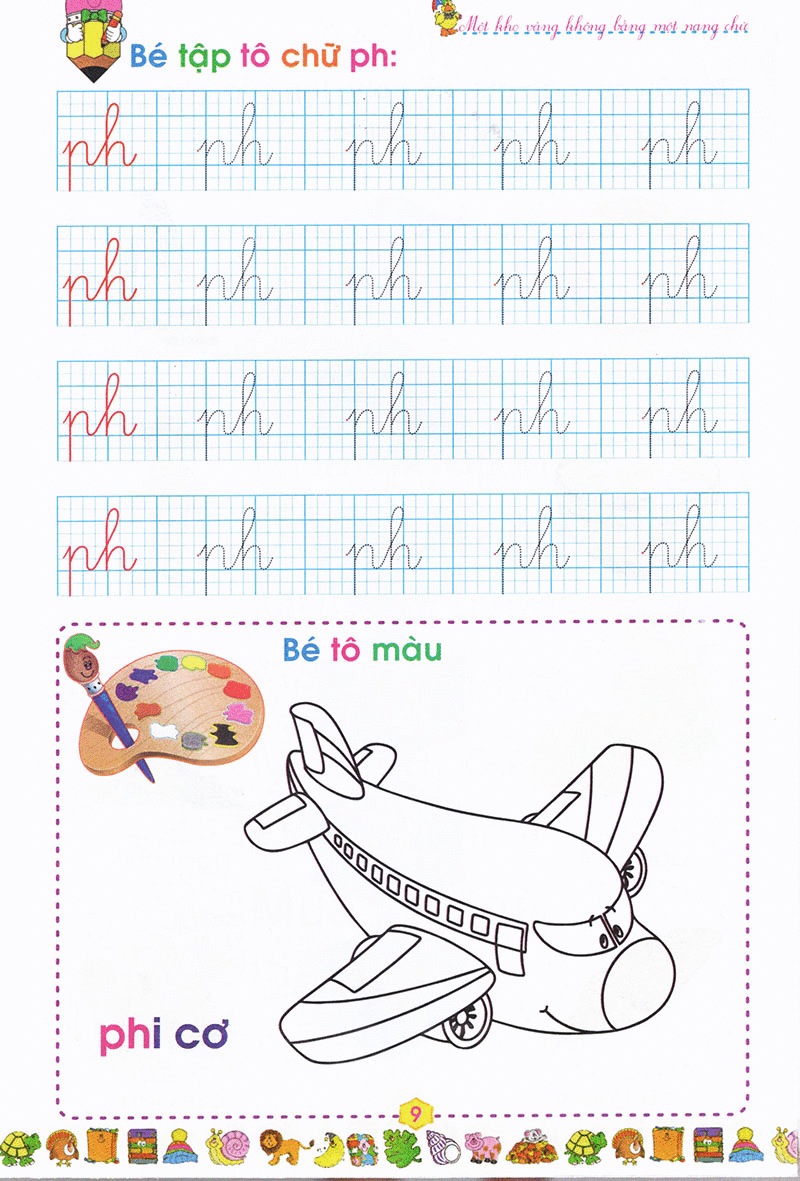 bộ bé vào lớp 1 - tập tô chữ cái (quyển 3)