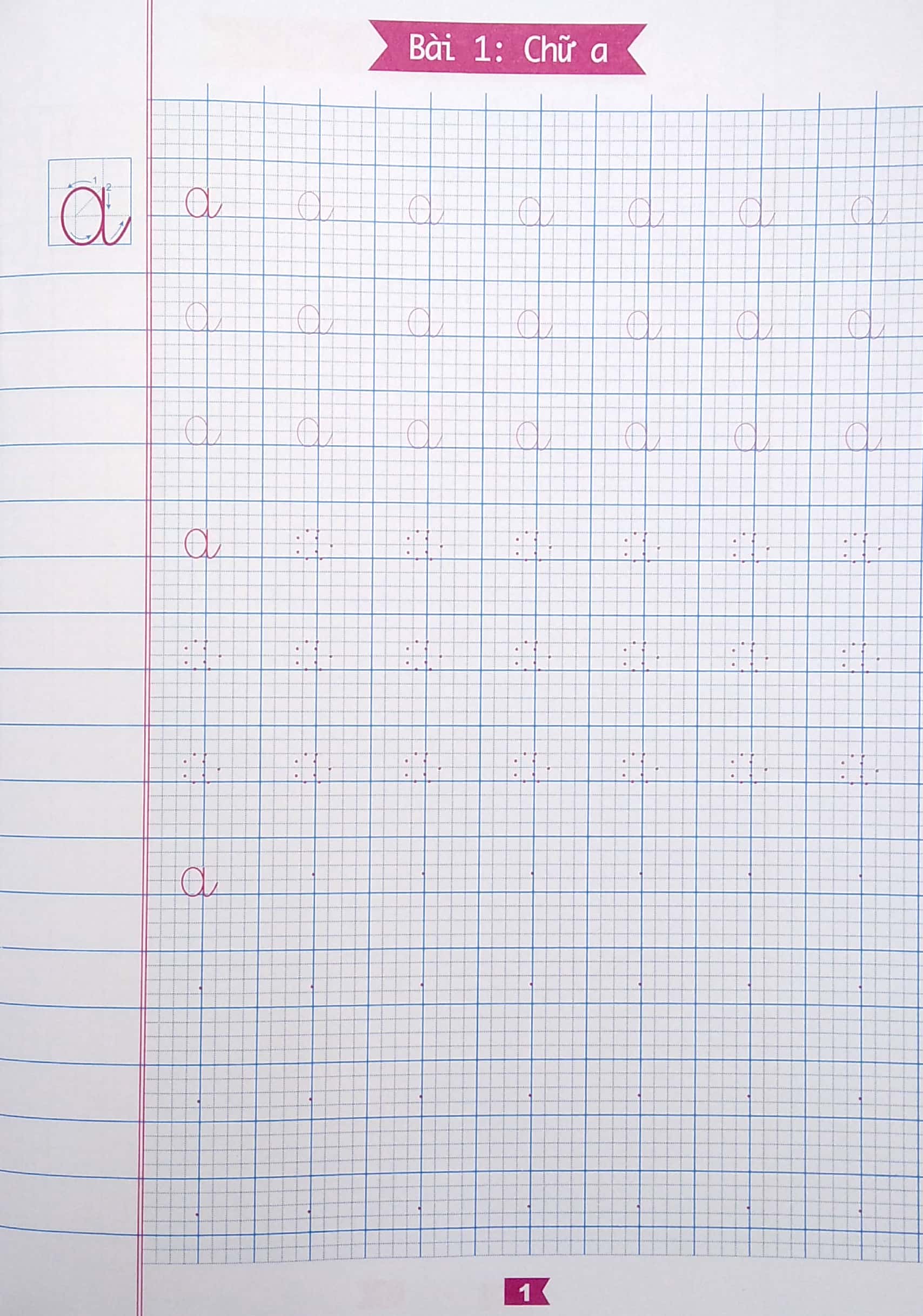 bộ bé vui luyện viết chữ cái - quyển 1