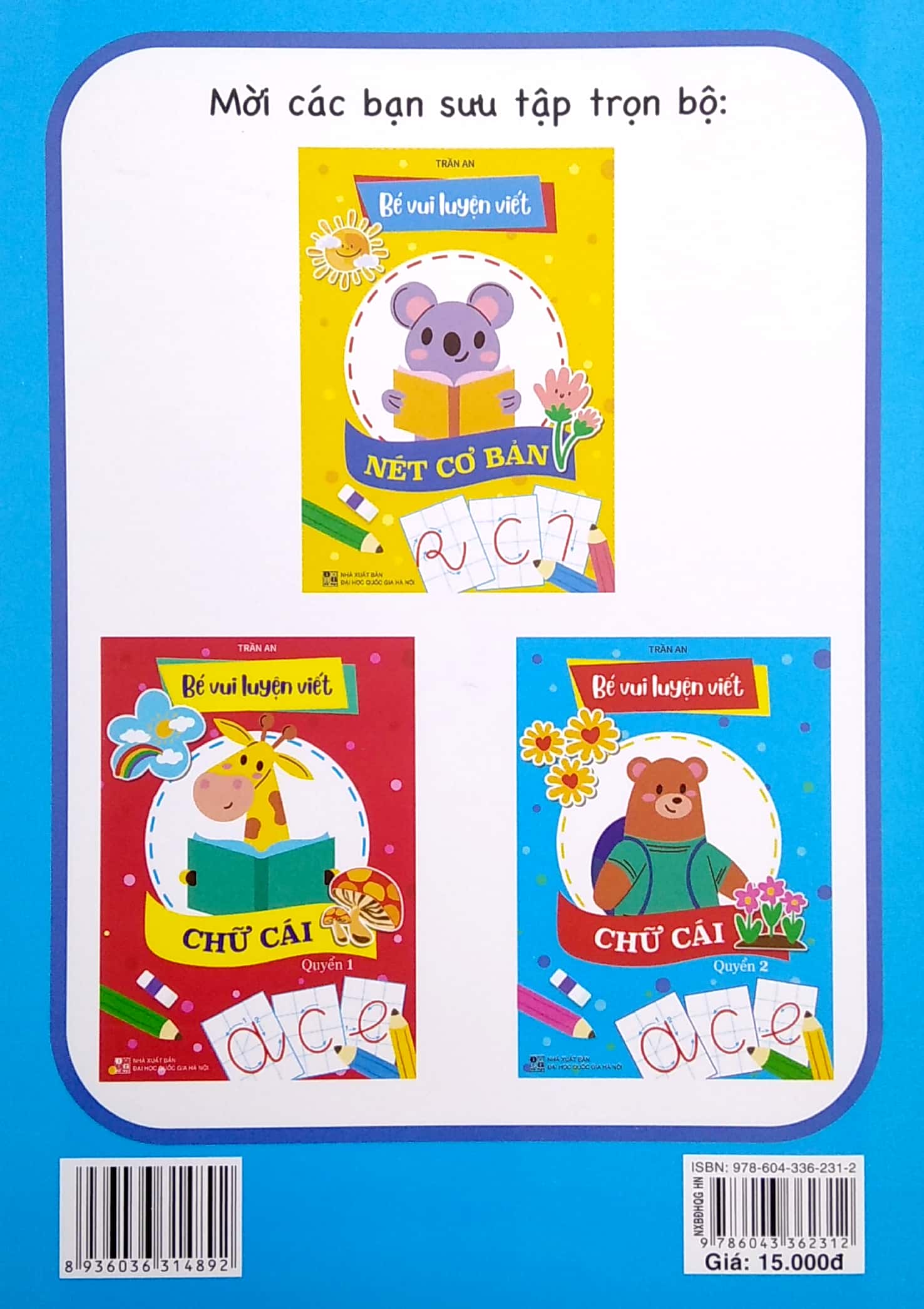 bộ bé vui luyện viết chữ cái - quyển 2 (biên soạn theo chương trình sách giáo khoa mới)