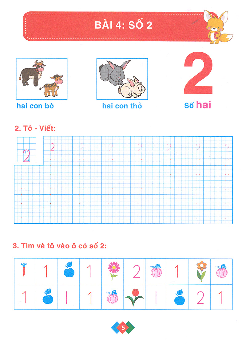 bộ bé vui vào lớp 1 - bé làm quen với toán (quyển 2)