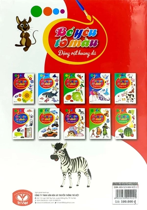 bộ bé yêu tô màu (bộ 10 cuốn)