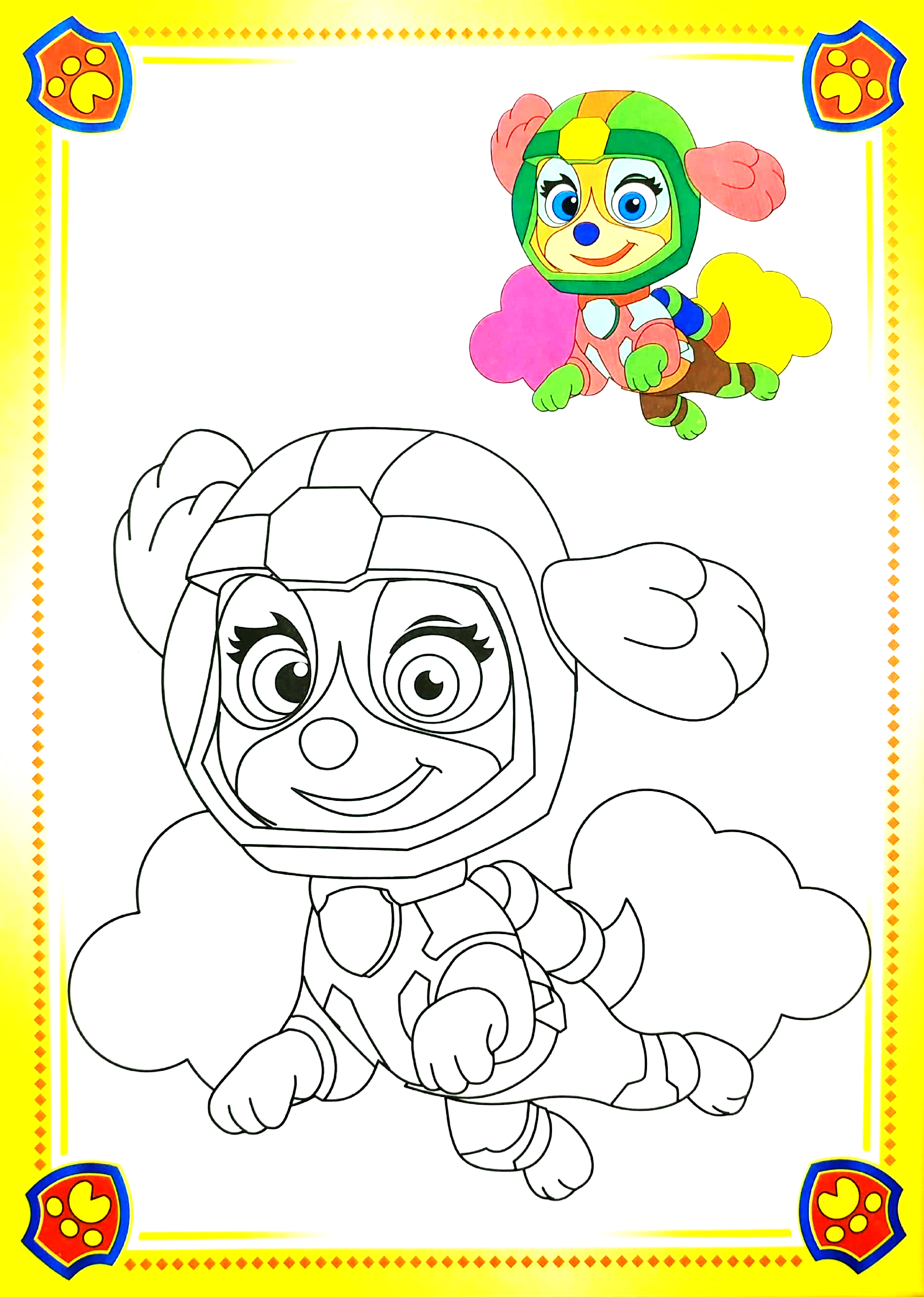 bộ bé yêu tô màu - đội chó cứu hộ paw patrol - tập 2