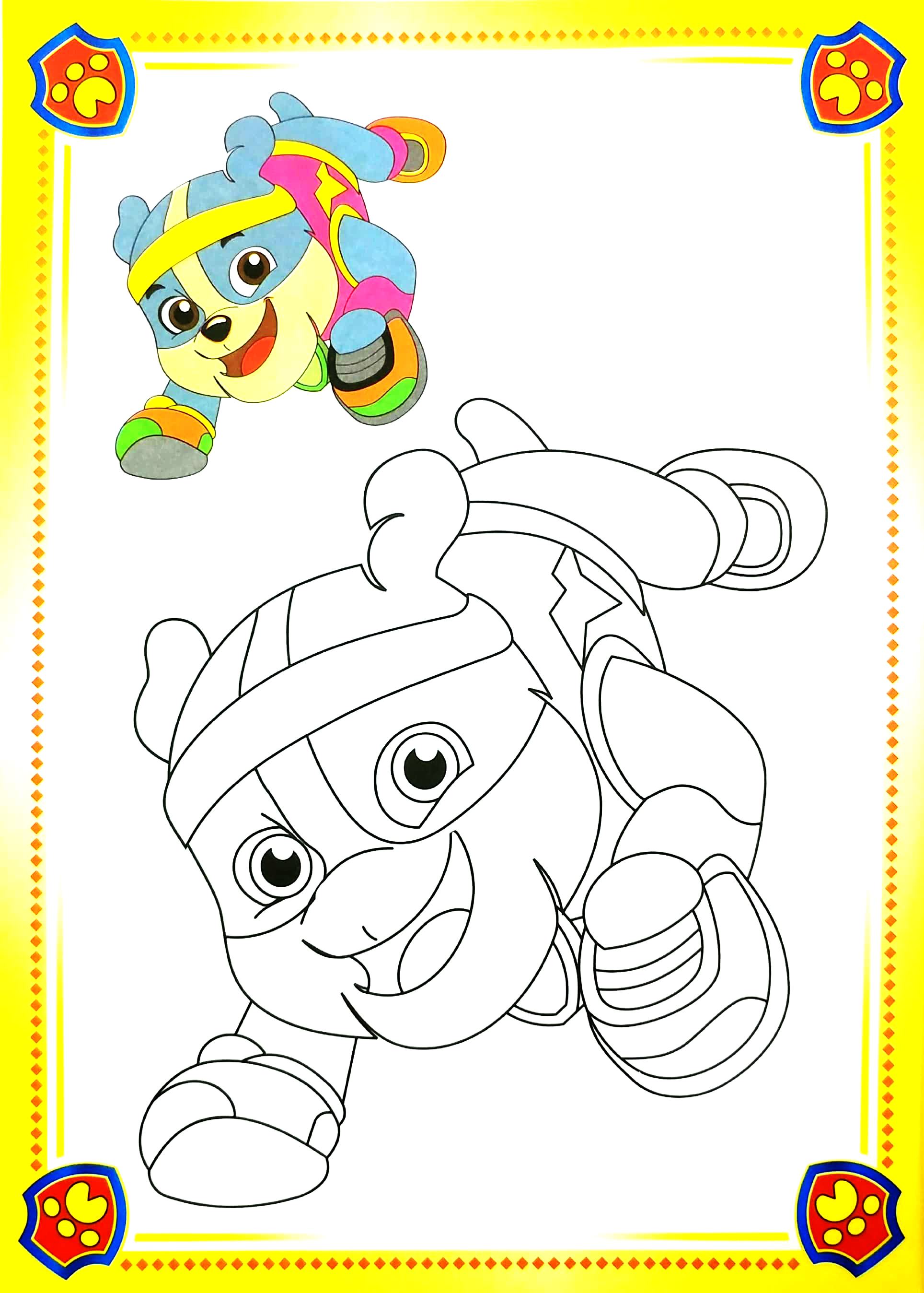 bộ bé yêu tô màu - đội chó cứu hộ paw patrol - tập 2