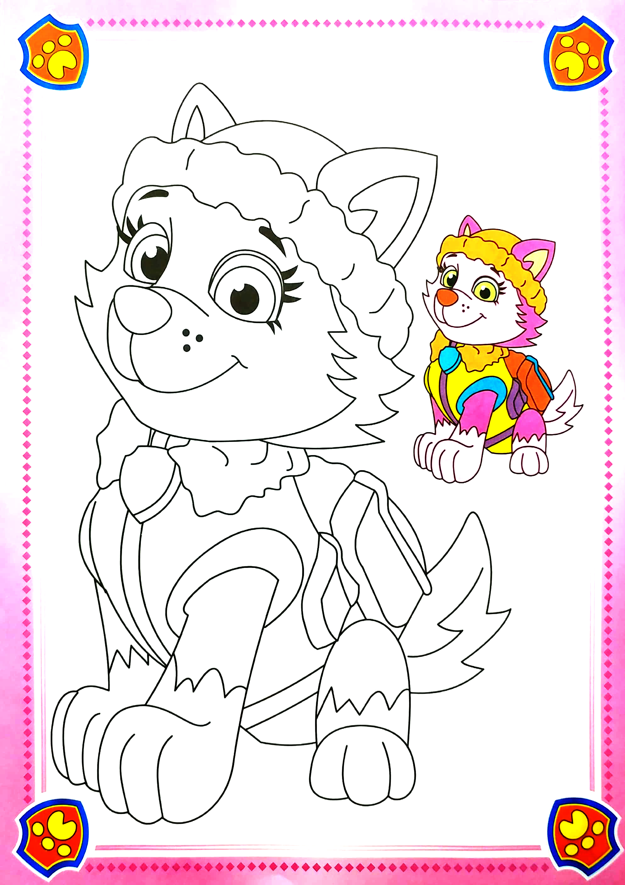 bộ bé yêu tô màu - đội chó cứu hộ paw patrol - tập 4