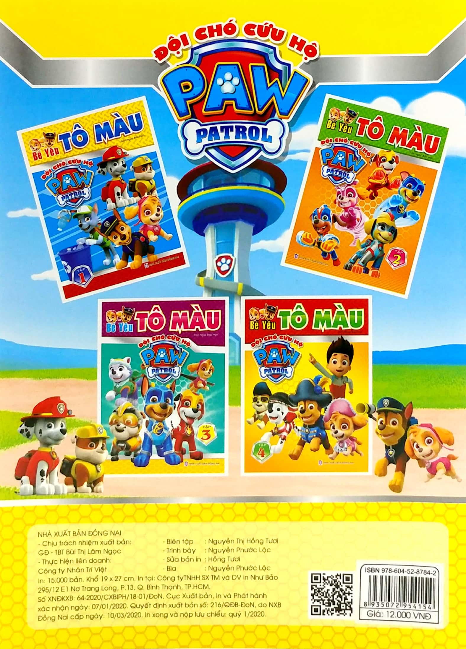 bộ bé yêu tô màu - đội chó cứu hộ paw patrol - tập 4